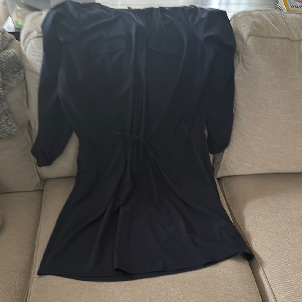 Orvis Navy Shirt Dress